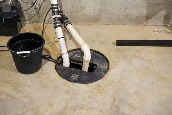 Basement Drainage Installation in Ballwin
