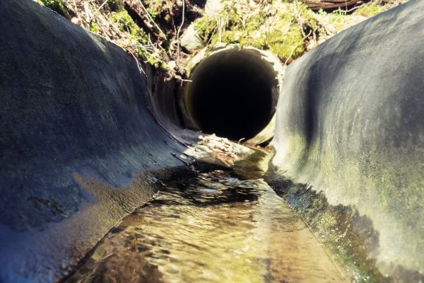 Drainage Swale Installation in Ballwin
